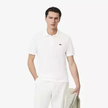 Мужское поло Lacoste из смеси эластичного органического хлопка