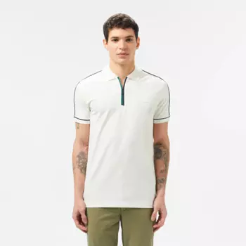 Мужское поло Lacoste из смеси эластичного органического хлопка