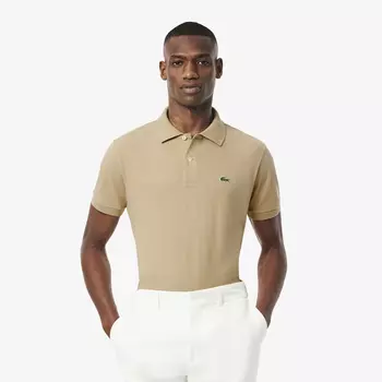Мужское поло Lacoste из смеси эластичного органического хлопка
