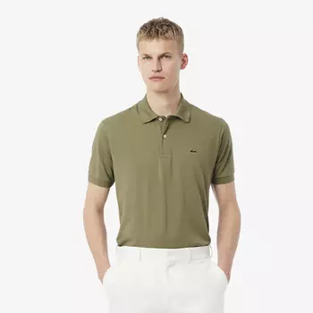 Мужское поло Lacoste из смеси эластичного органического хлопка