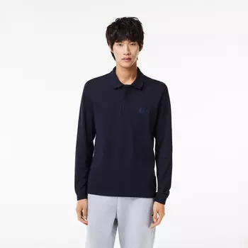 Мужское поло Lacoste L.12.12 с длинными рукавами