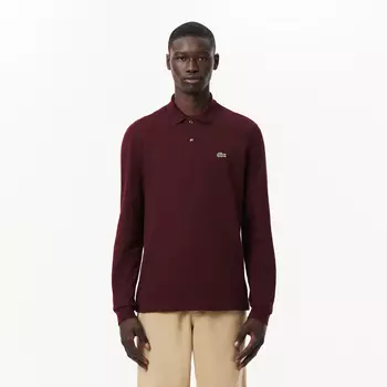 Мужское поло Lacoste L.12.21 Classic Fit с длинным рукавом