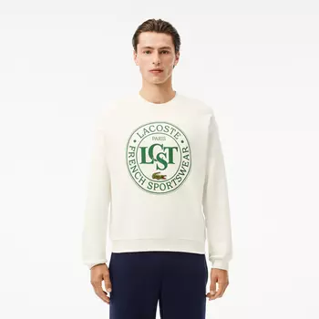 Мужской флисовый свитшот Lacoste Loose Fit