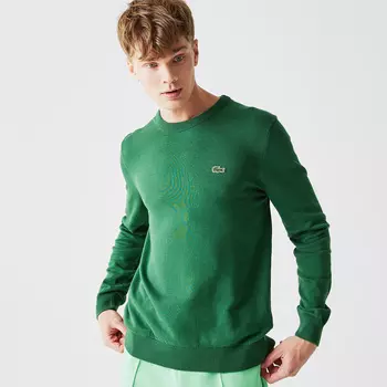 Мужской свитер Lacoste Crew Neck из органического хлопка
