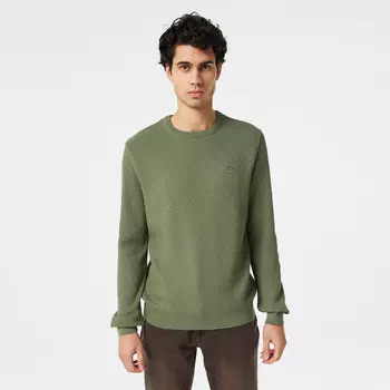 Мужской свитер Lacoste Regular Fit с круглым вырезом