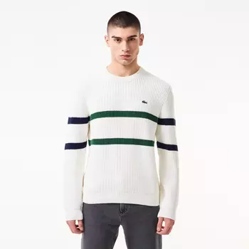 Мужской свитер Lacoste Relaxed Fit в полоску