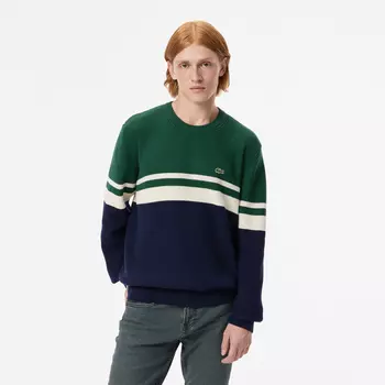 Мужской свитер Lacoste в полоску CLASSIC FIT