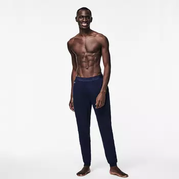 Мужские домашние брюки-джоггеры Lacoste из особого хлопка Piqu?