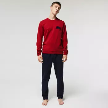 Мужская толстовка Lacoste из хлопкового флиса