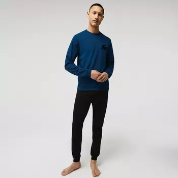 Мужская толстовка Lacoste из хлопкового флиса