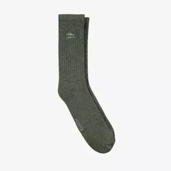 Длинные хлопковые носки Lacoste Unisex