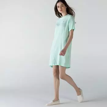 Женское платье Lacoste с круглым воротом