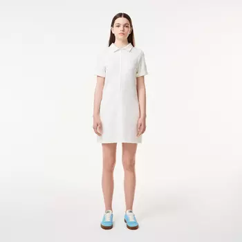 Платье Lacoste на молнии с воротником поло