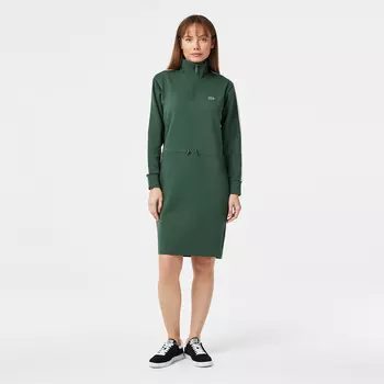 Платье Lacoste с эластичным поясом на молнии