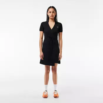 Платье Lacoste с поясом из ткани Пике