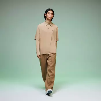 Мужское поло Lacoste Regular Fit с ландшафтным лого