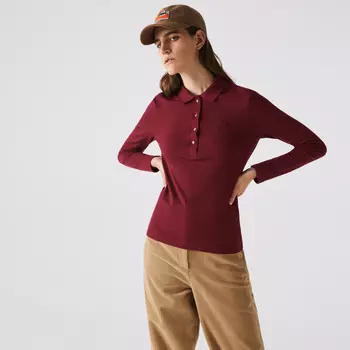Женское поло Lacoste