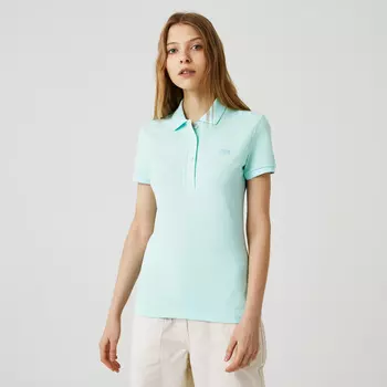 Женское поло Lacoste Slim Fit из эластичного хлопка