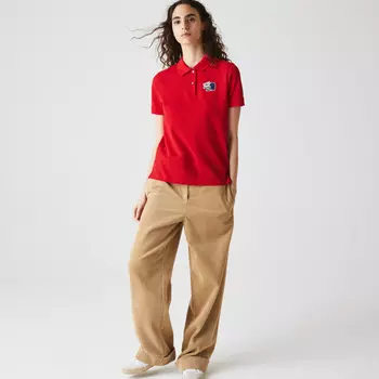 Женское поло Lacoste