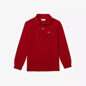 Детское поло Lacoste Regular Fit из хлопка Pique