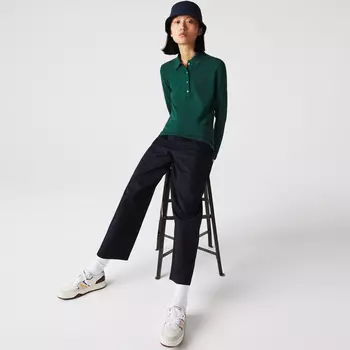 Женское поло Lacoste