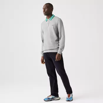 Мужское поло Lacoste Regular Fit с длинными рукавами