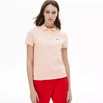 Женское поло Lacoste Classic Fit из дыщащего хлопка Peqie