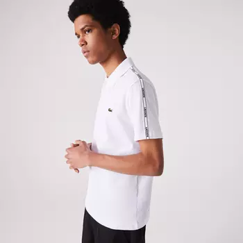 Мужское поло Lacoste Regular Fit из стрейч-хлопка