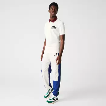 Мужское поло Lacoste Slim Fit из хлопка Heritage