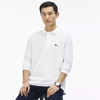 Мужское поло Lacoste L.12.21 Classic Fit с длинным рукавом