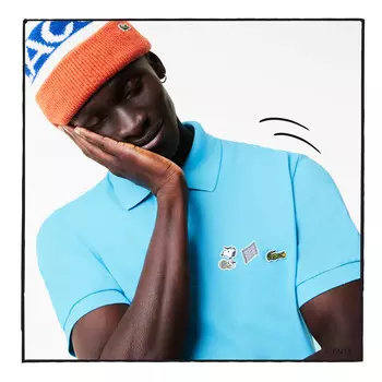 Мужское поло Lacoste x Peanuts Regular Fit