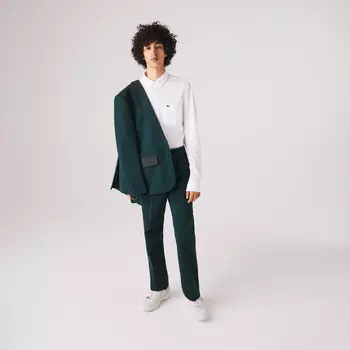 Мужская рубашка Lacoste Slim Fit из органического хлопка