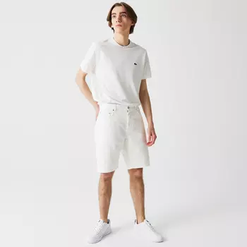 Мужские джинсовые шорты-шорты Lacoste Slim Fit из эластичного хлопка