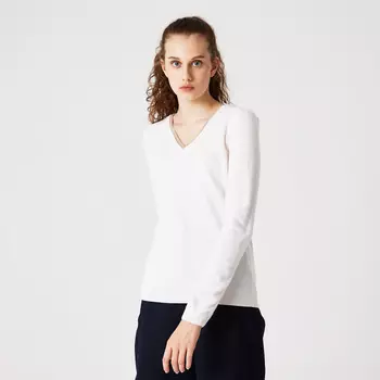 Женский свитер Lacoste из шерсти и кашемира
