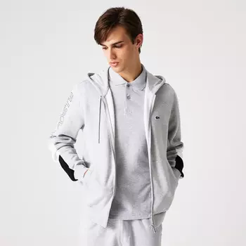 Мужская флисовая толстовка Lacoste на молнии
