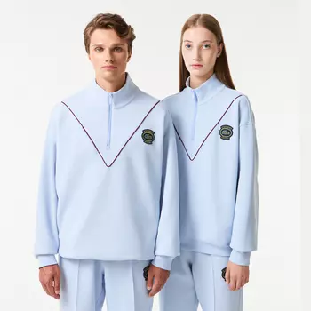 Хлопковая толстовка Lacoste Unisex Loose Fit