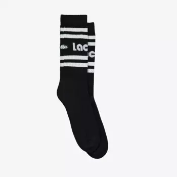 Высокие хлопковые носки Lacoste