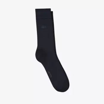 Высокие однотонные носки Lacoste Unisex