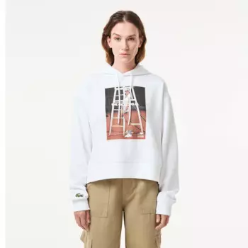 Женская флисовая толстовка Lacoste OVERSIZED