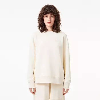 Женская хлопковая толстовка Lacoste