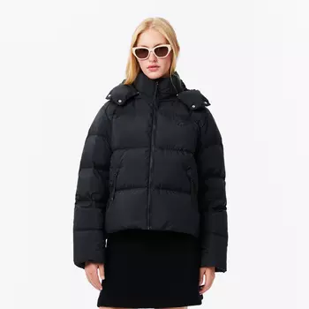 Женская короткая куртка Lacoste с капюшоном