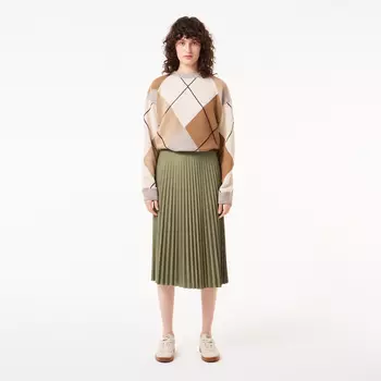 Женская плиссированная юбка Lacoste