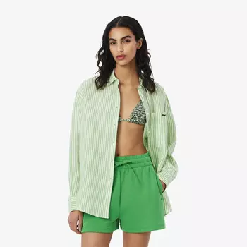 Женская рубашка Lacoste из льна