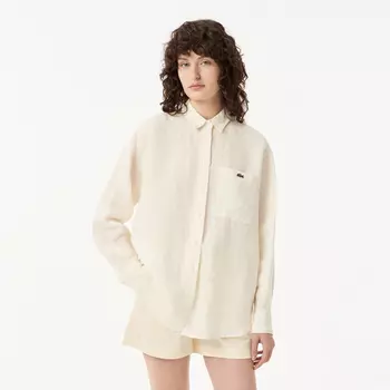 Женская рубашка Lacoste из льна