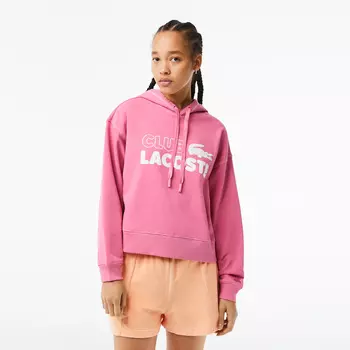 Женская толстовка - худи Lacoste Oversized Fit