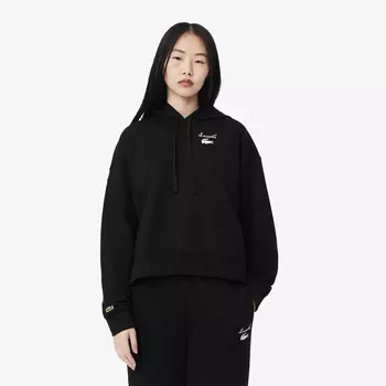 Женская флисовая толстовка Lacoste Oversizedd Fit