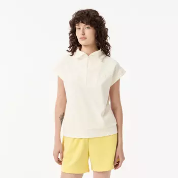 Женская толстовка Lacoste с высоким воротом на молнии без рукавов