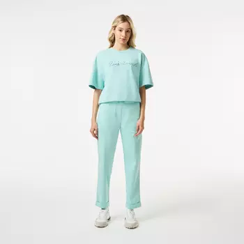 Женские брюки Lacoste Regular Fit с регулируемым поясом
