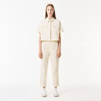 Женские брюки Lacoste Regular Fit с регулируемым поясом