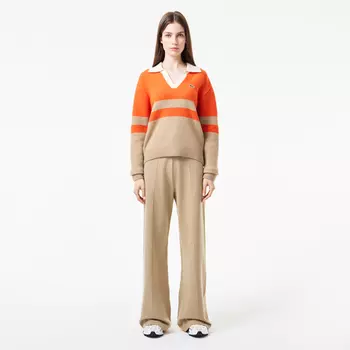 Женские шерстяные брюки Lacoste Relaxed Fit